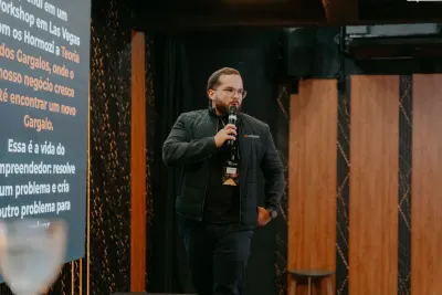 Samir Bayde no palco do Greenn Scale Black Edition